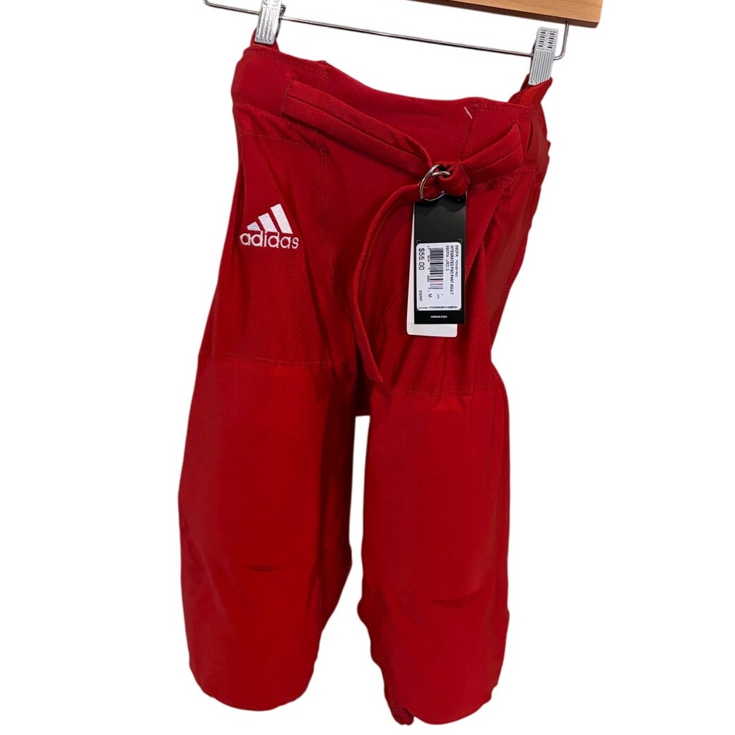 Adidas Intergrated Pad & Belt Pant Adult Red Football 690pa Size Small New